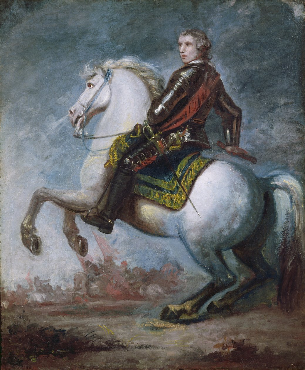 Sir Jeffrey Amherst (1717-97) kolem 1768 od Joshua Reynolds