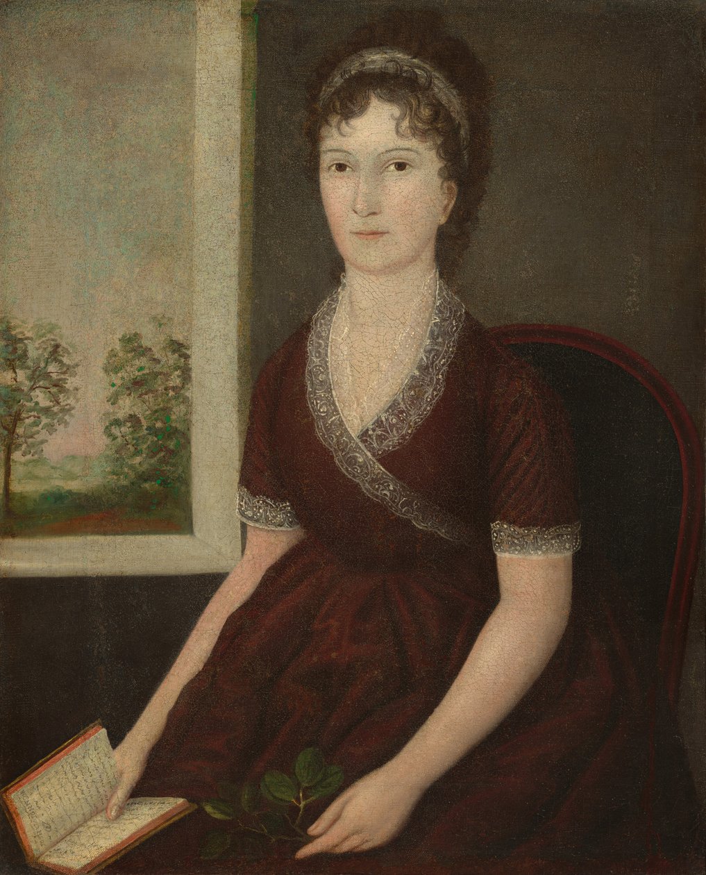 Sarah Ogden Gustin, c. 1805. od Joshua Johnson