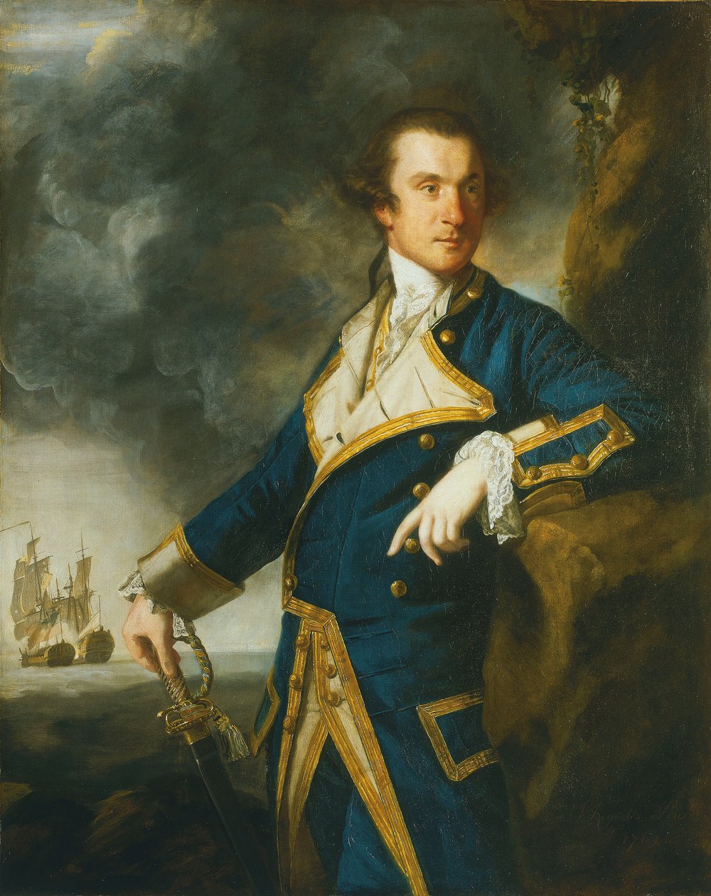 Admirál Alexander Hood od Joshua Reynolds