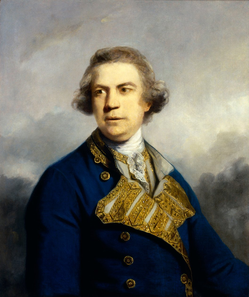 Admirál Augustus Keppel (1725-1786) od Joshua Reynolds