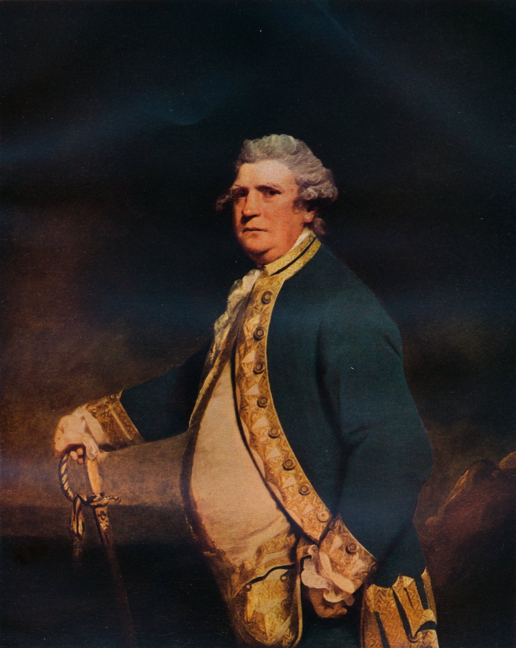 Augustus Keppel, vikomt Keppel, 1779 od Joshua Reynolds