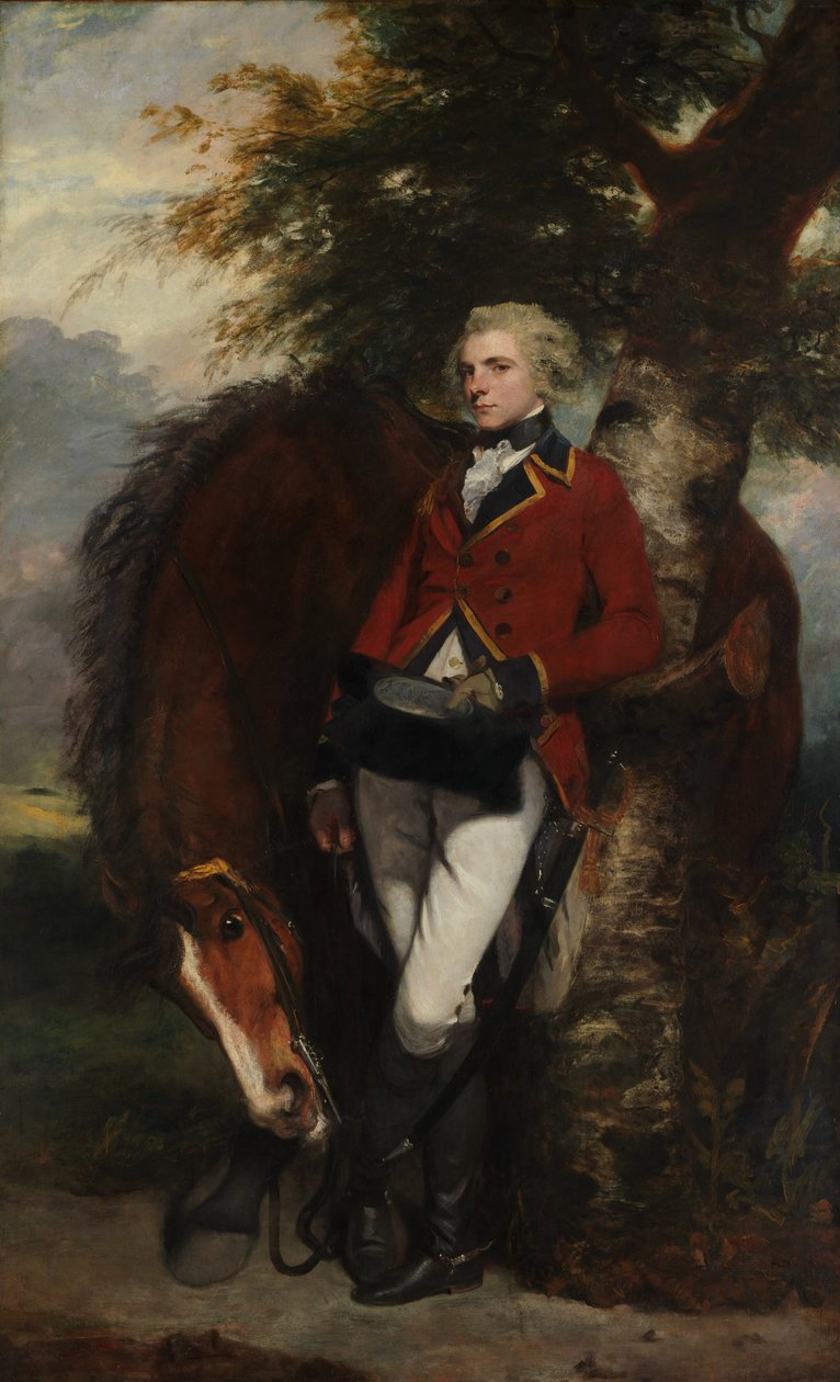 Kapitán George K.H.Coussmaker, 1782 od Joshua Reynolds