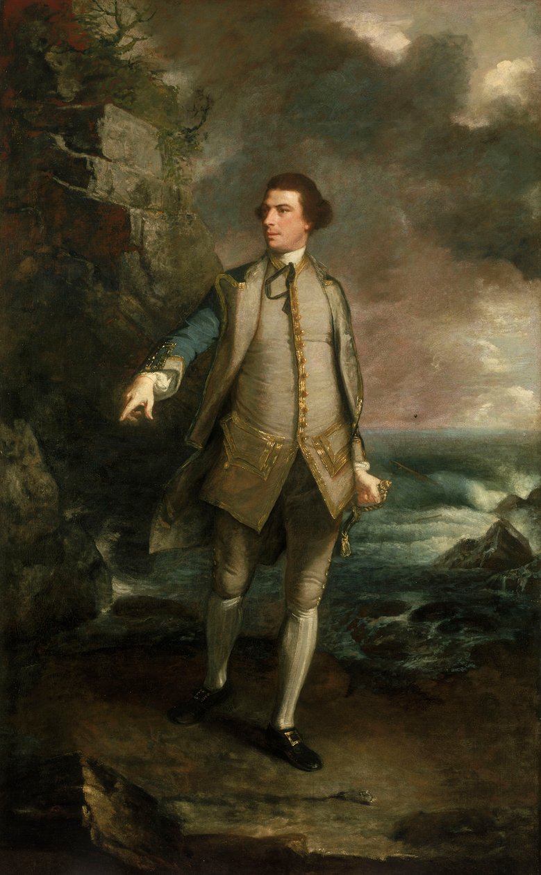 Kapitán Augustus Keppel (1725-1786) od Joshua Reynolds