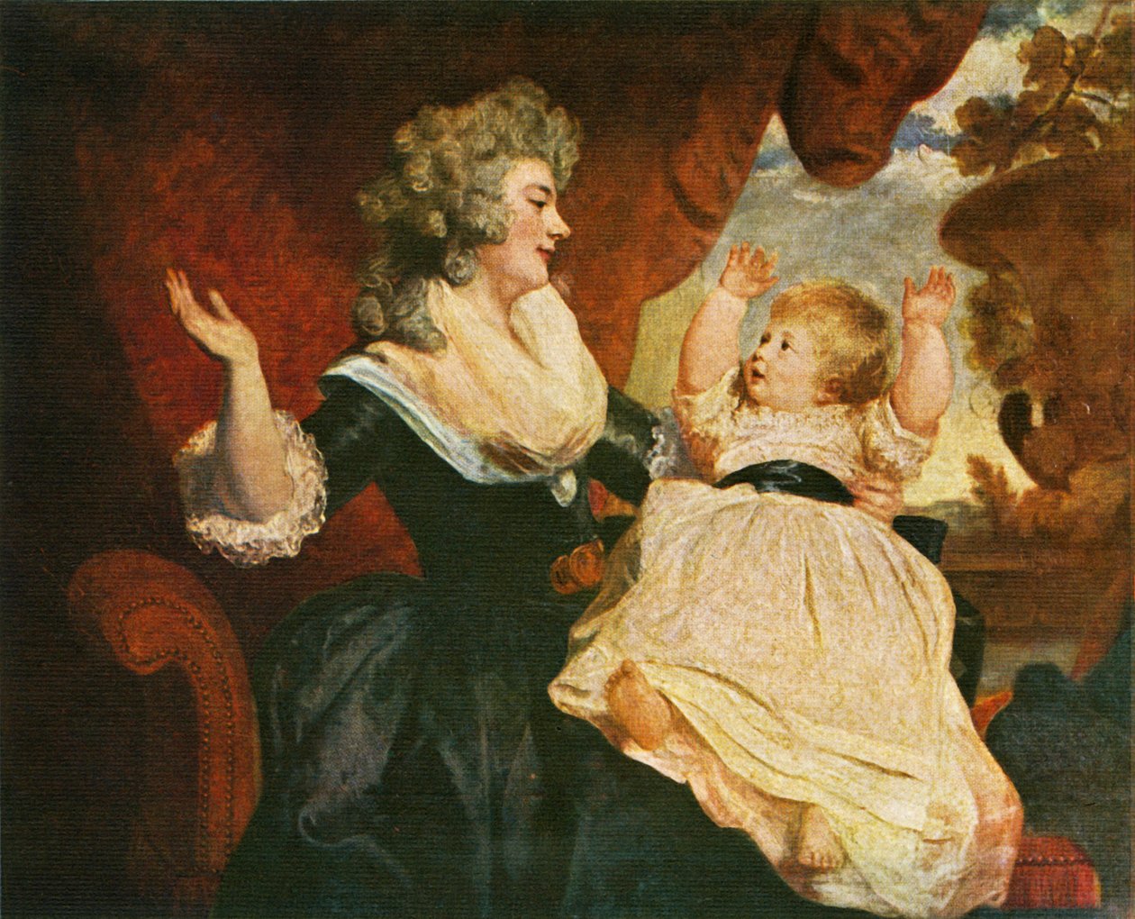Vévodkyně z Devonshire a Child, c1786, c1912 od Joshua Reynolds