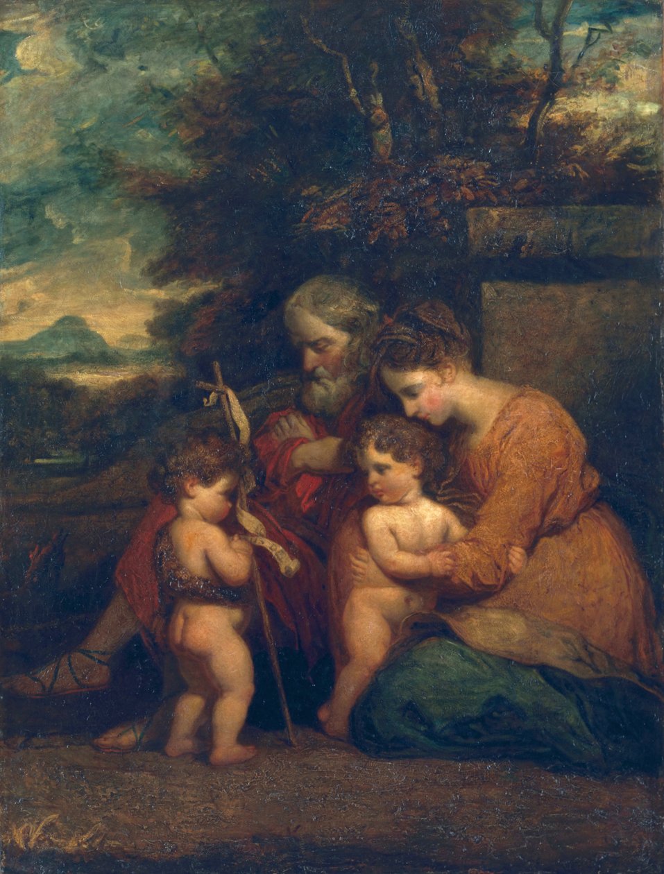 Svatá rodina od Joshua Reynolds