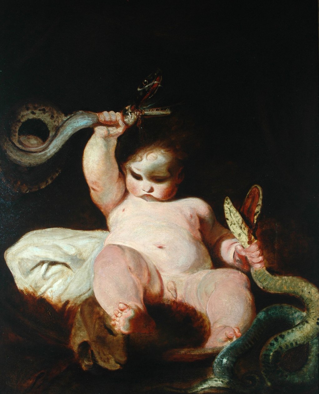 Nemluvně Herkules od Joshua Reynolds