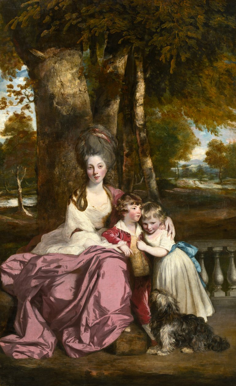 Lady Elizabeth Delme a její děti od Joshua Reynolds