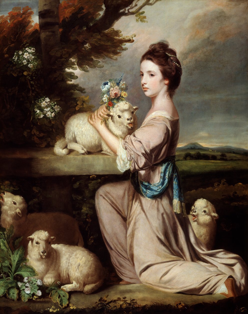 Lady Mary Leslie od Joshua Reynolds
