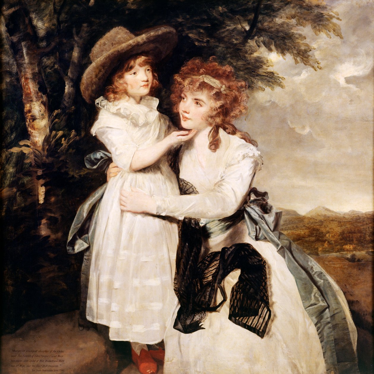 Slečna Cocksová a její neteř od Joshua Reynolds