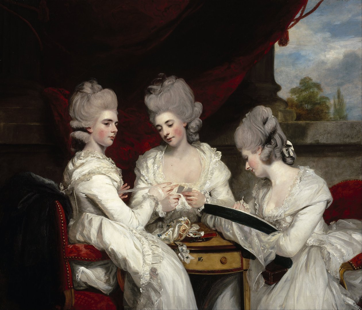 Dámy Waldegrave, 1780 od Joshua Reynolds