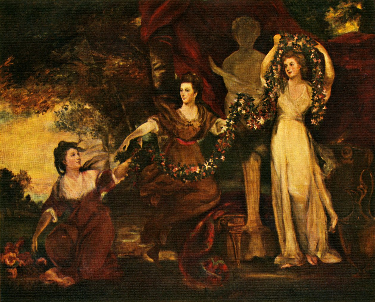 Tři Grácie, 1773, c1912 od Joshua Reynolds