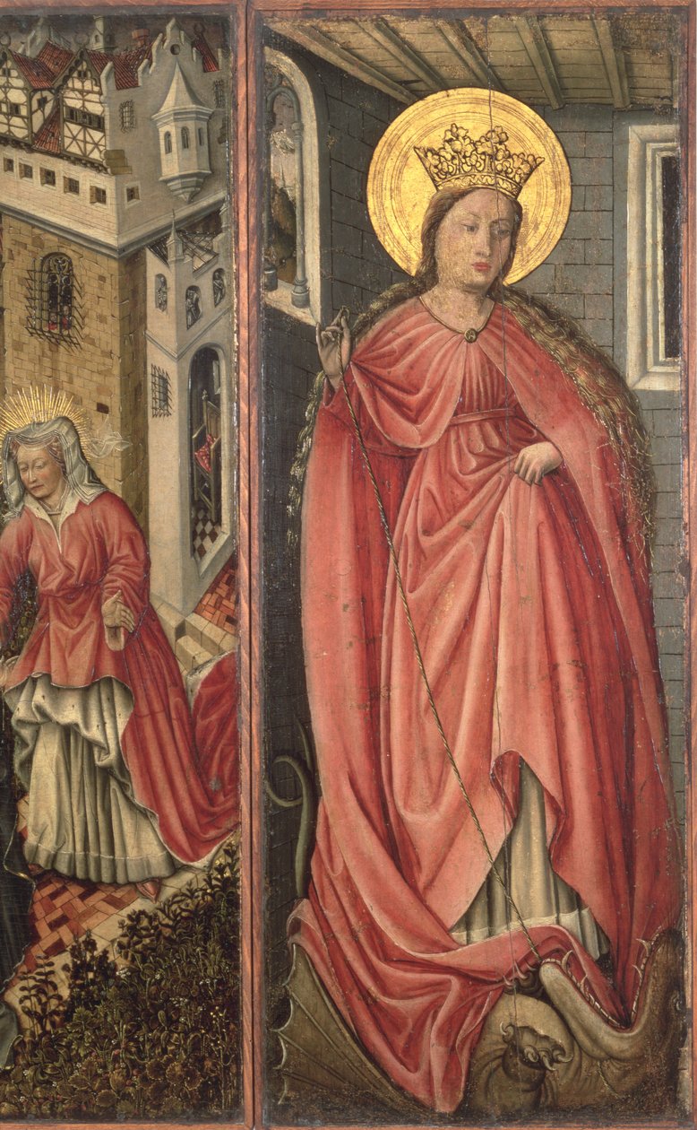 Svatá Markéta, pravý panel polyptychu (panel) od Jost Amman