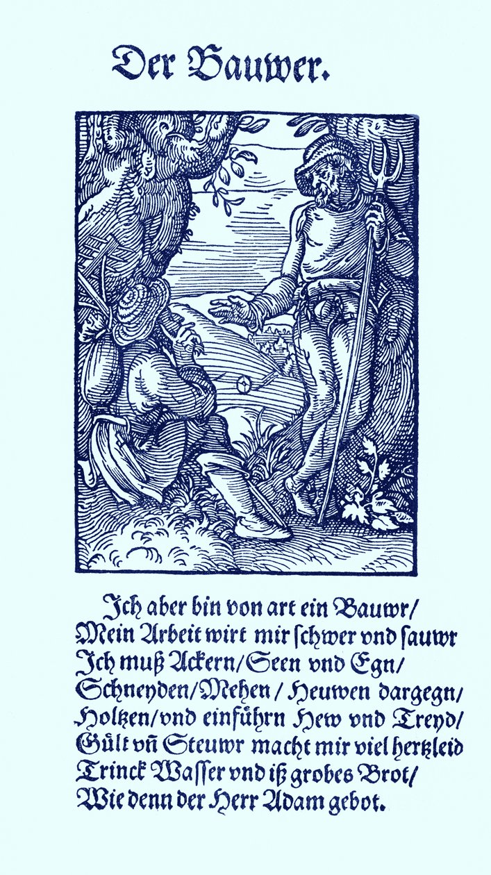 Farmář od Jost Amman