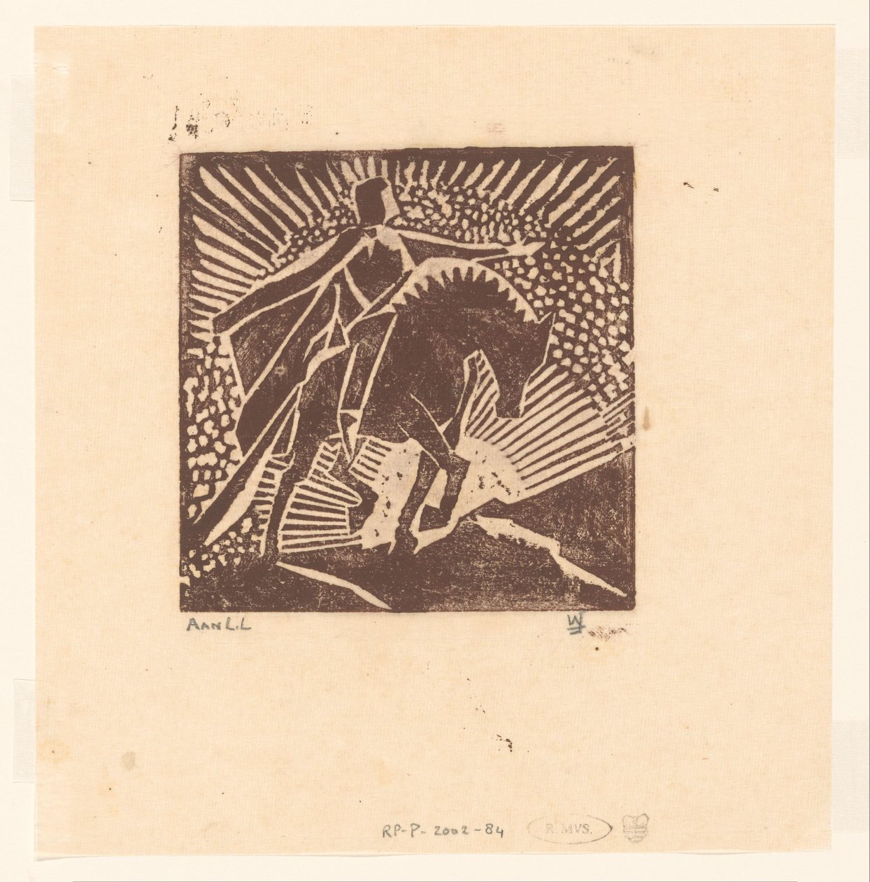 Rytíř na koni od Joub Wiertz (signed by artist)