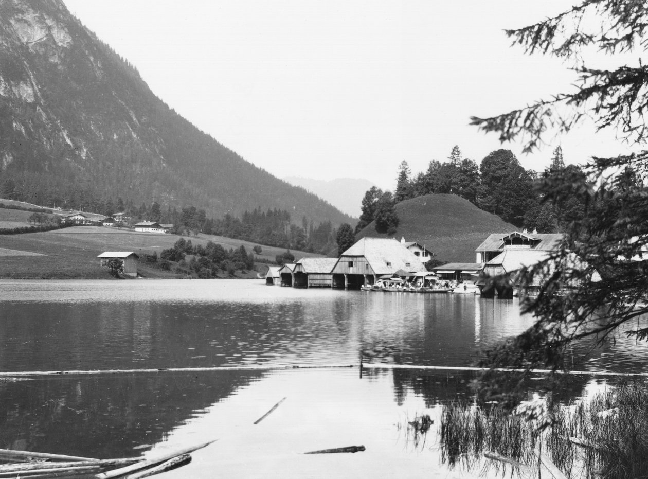 Lodě v Konigssee, kolem roku 1910 od Jousset