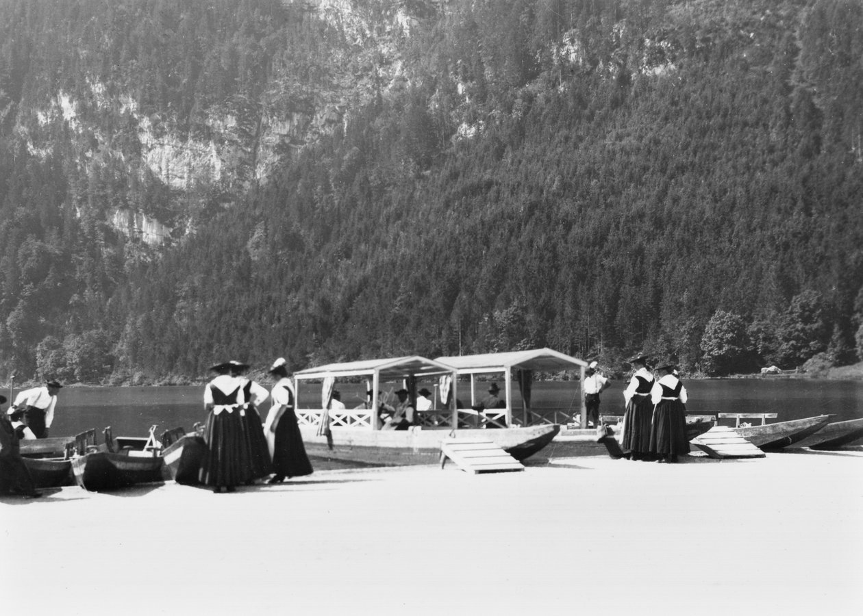 Lodě u Konigssee, cca 1910 od Jousset