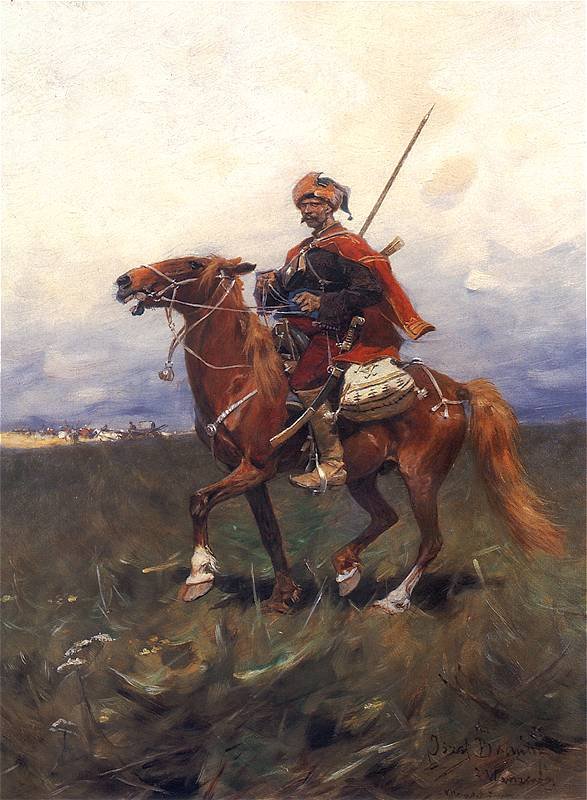 Cossack horsemann: n od Jozef Brandt