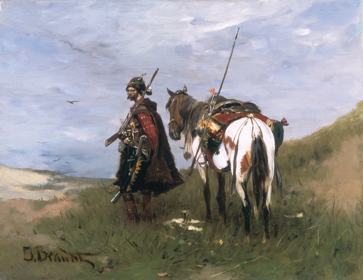 V Divokých polích, kolem roku 1900 od Jozef Brandt