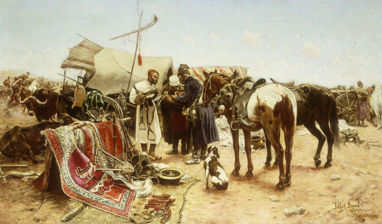 Orientální trh, od Jozef Brandt