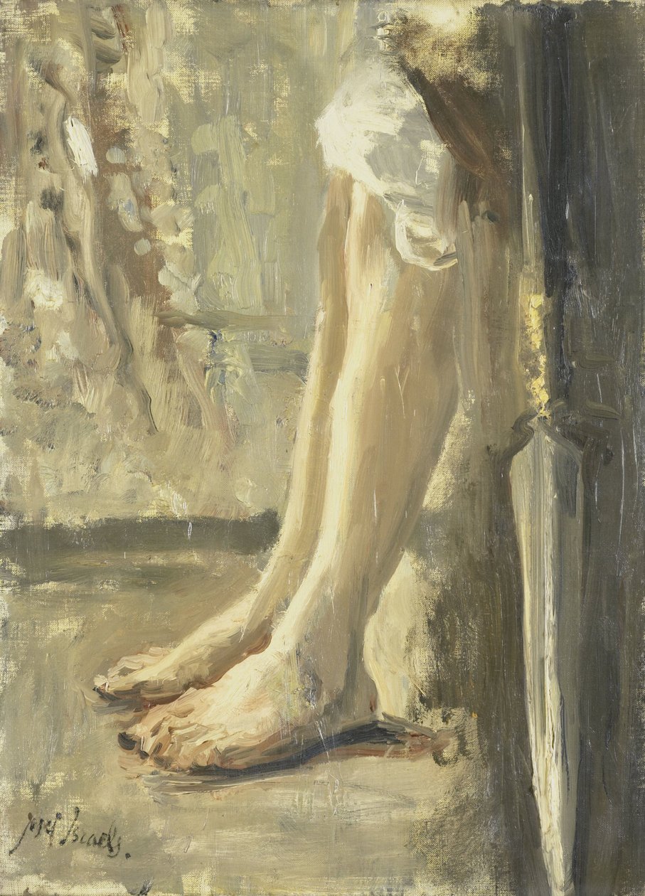 Davidovy nohy od Jozef Israëls (signed by artist)