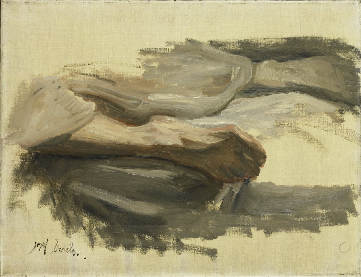 Saulovy nohy od Jozef Israëls (signed by artist)