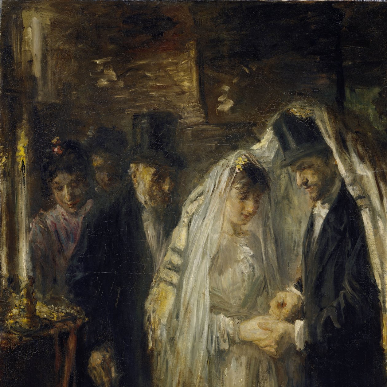 židovská svatba od Jozef Israëls