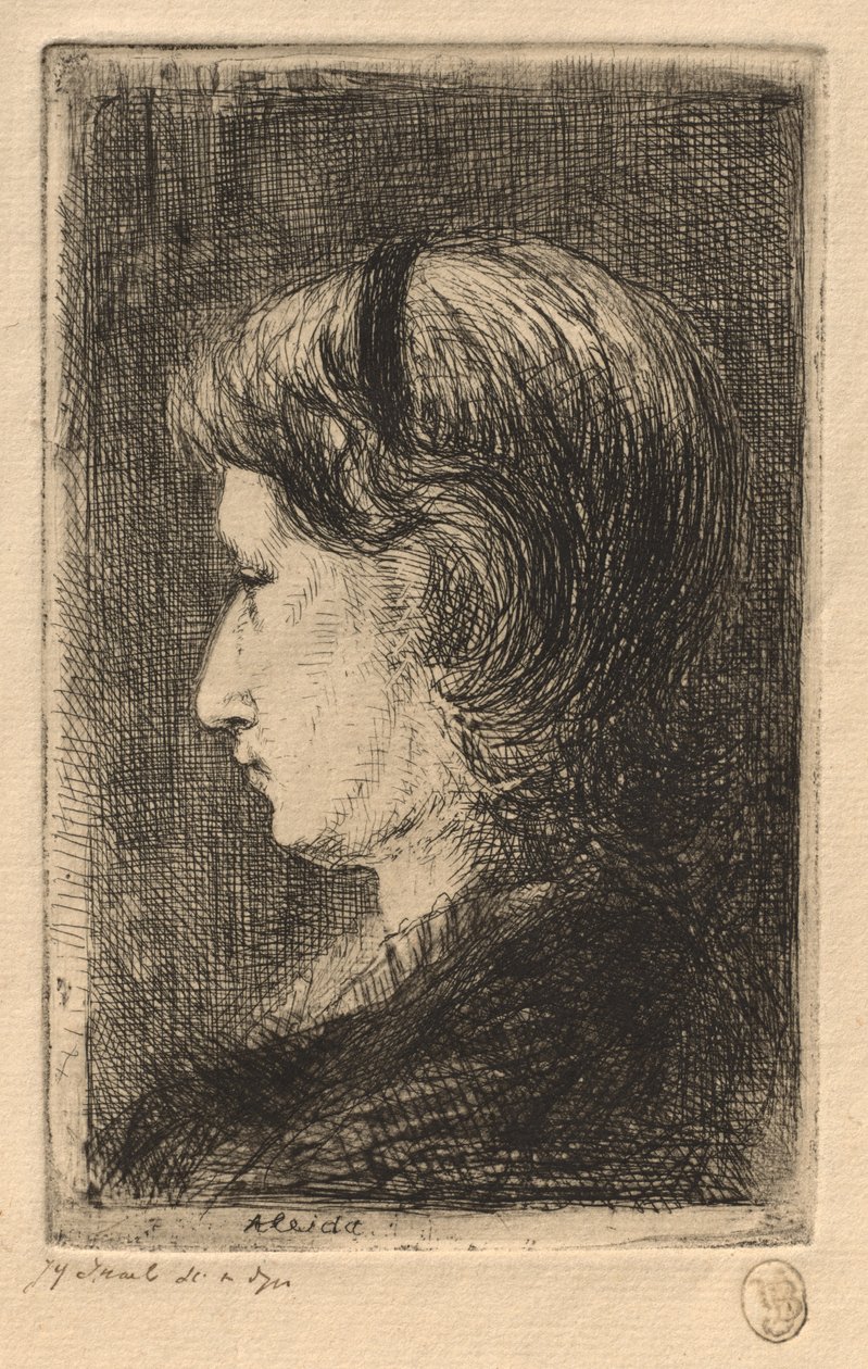 Portrét paní Izrael, 1875. od Jozef Israëls