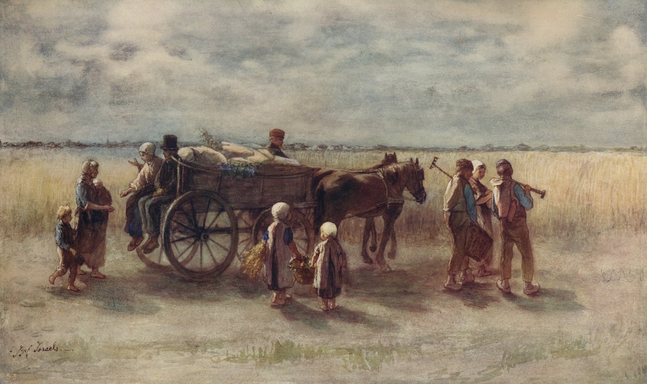 Bramborová sklizeň, 1844, c1915 od Jozef Israëls