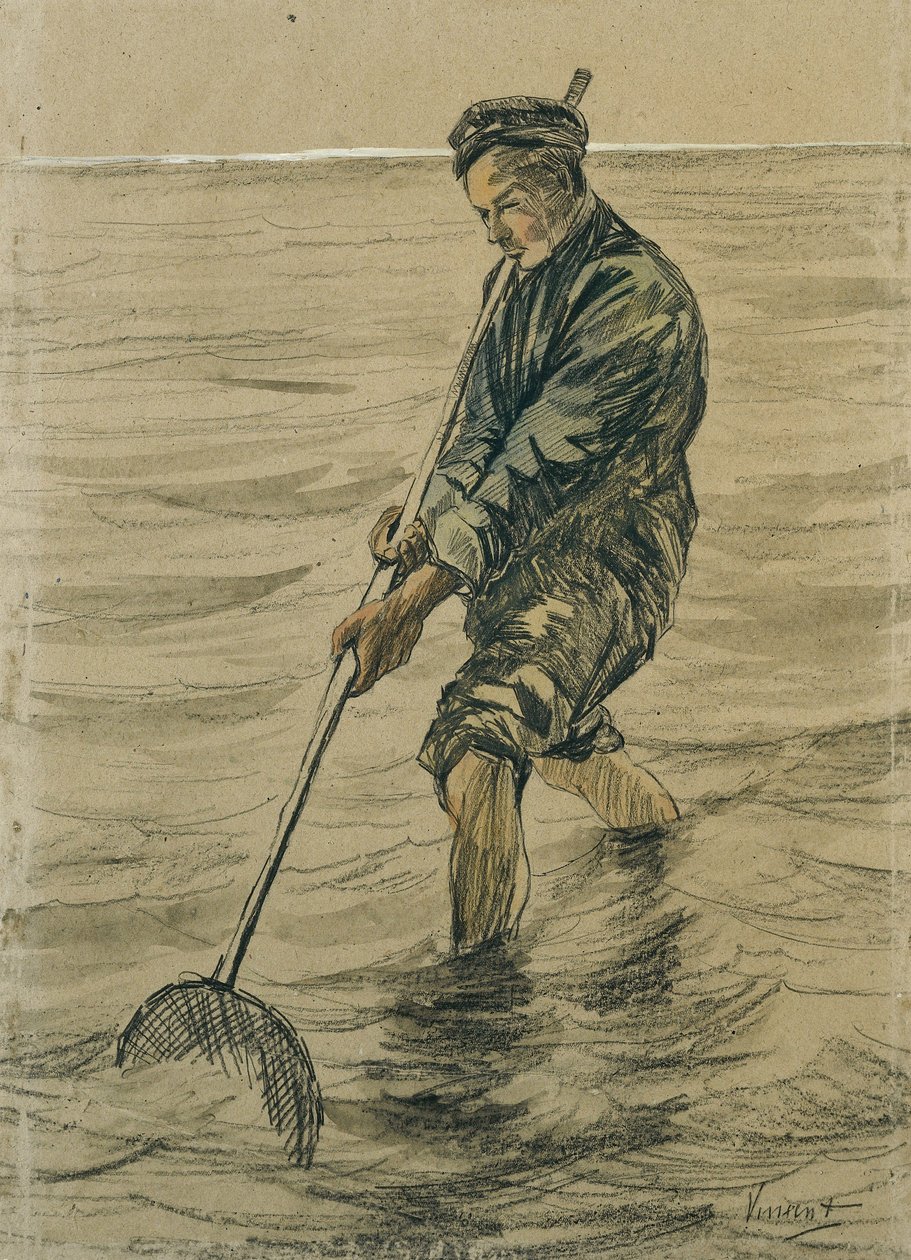 Rybář lastur, 1863-90 od Jozef Israëls