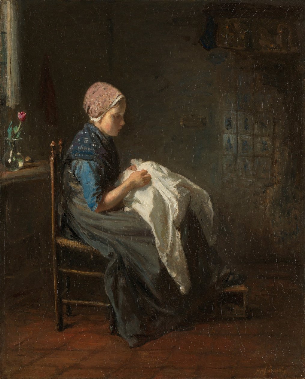 Malá švadlenka od Jozef Israëls