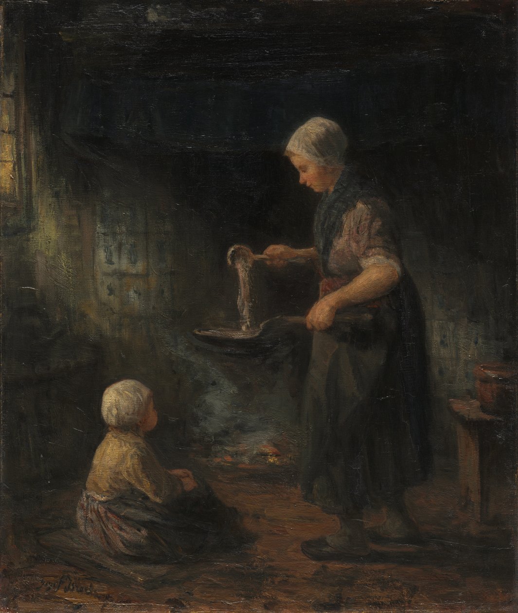 Palačinky, c. 1875. od Jozef Israëls