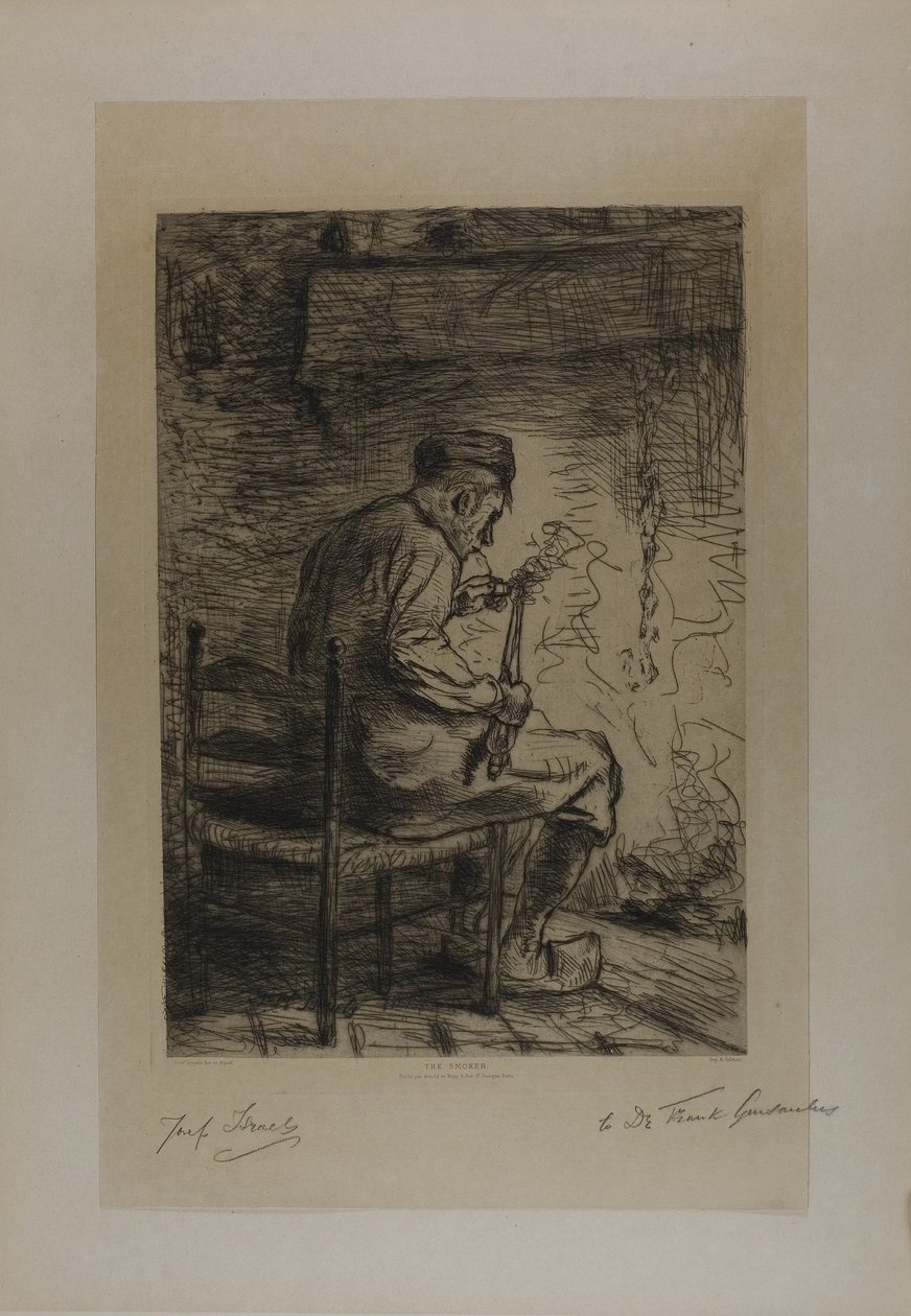 Kuřák od Jozef Israëls