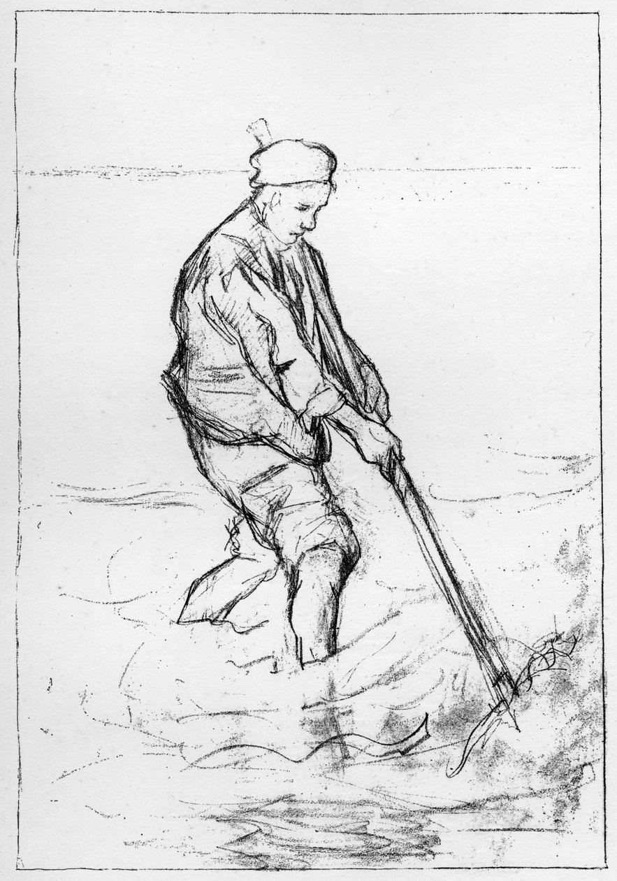 Boj o život, c1880-1882 od Jozef Israëls
