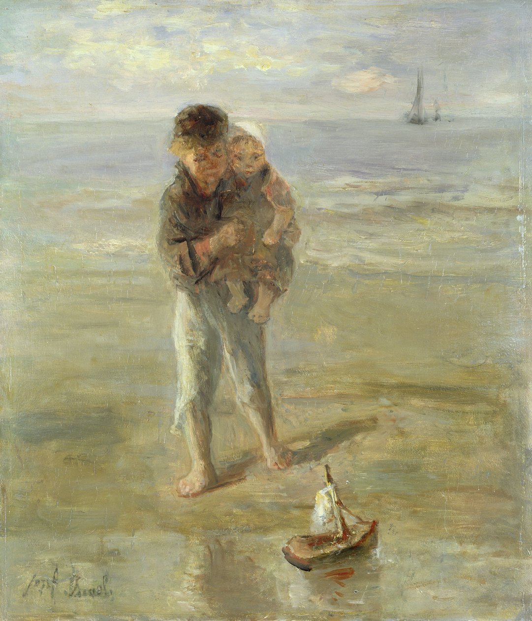 Toy Boat od Jozef Israëls
