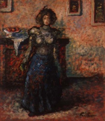 Intimní scéna, cca 1895 (panel) od József Rippl Rónai