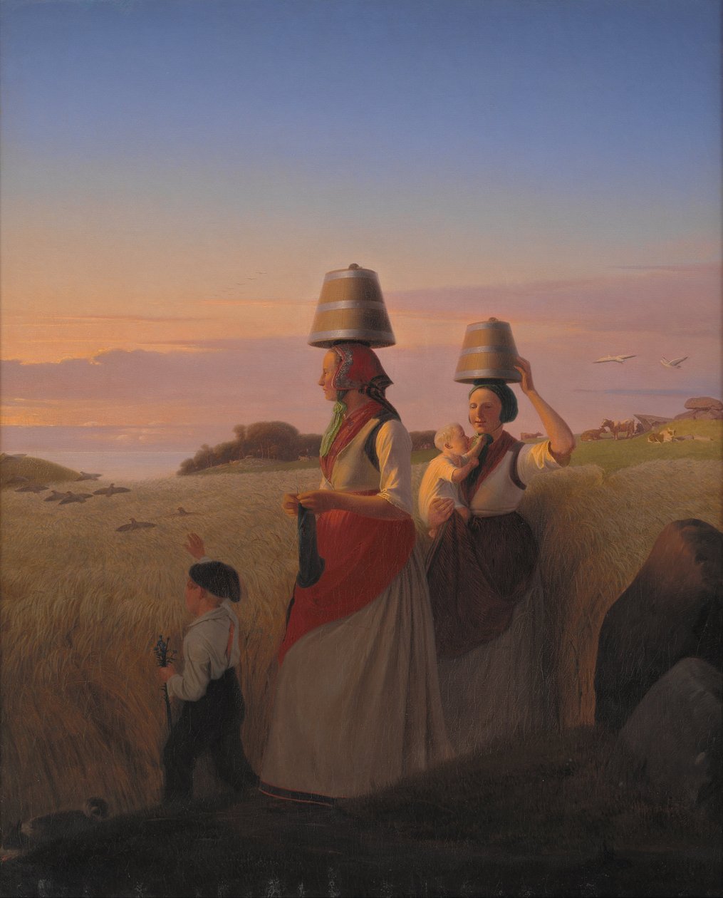 Venkovská scéna od Jørgen Sonne