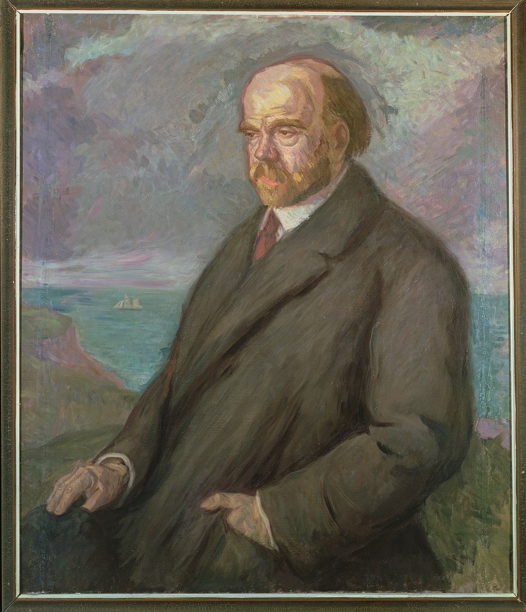 Portrét Pio Baroja (1872-1956) od Juan de Echevarría