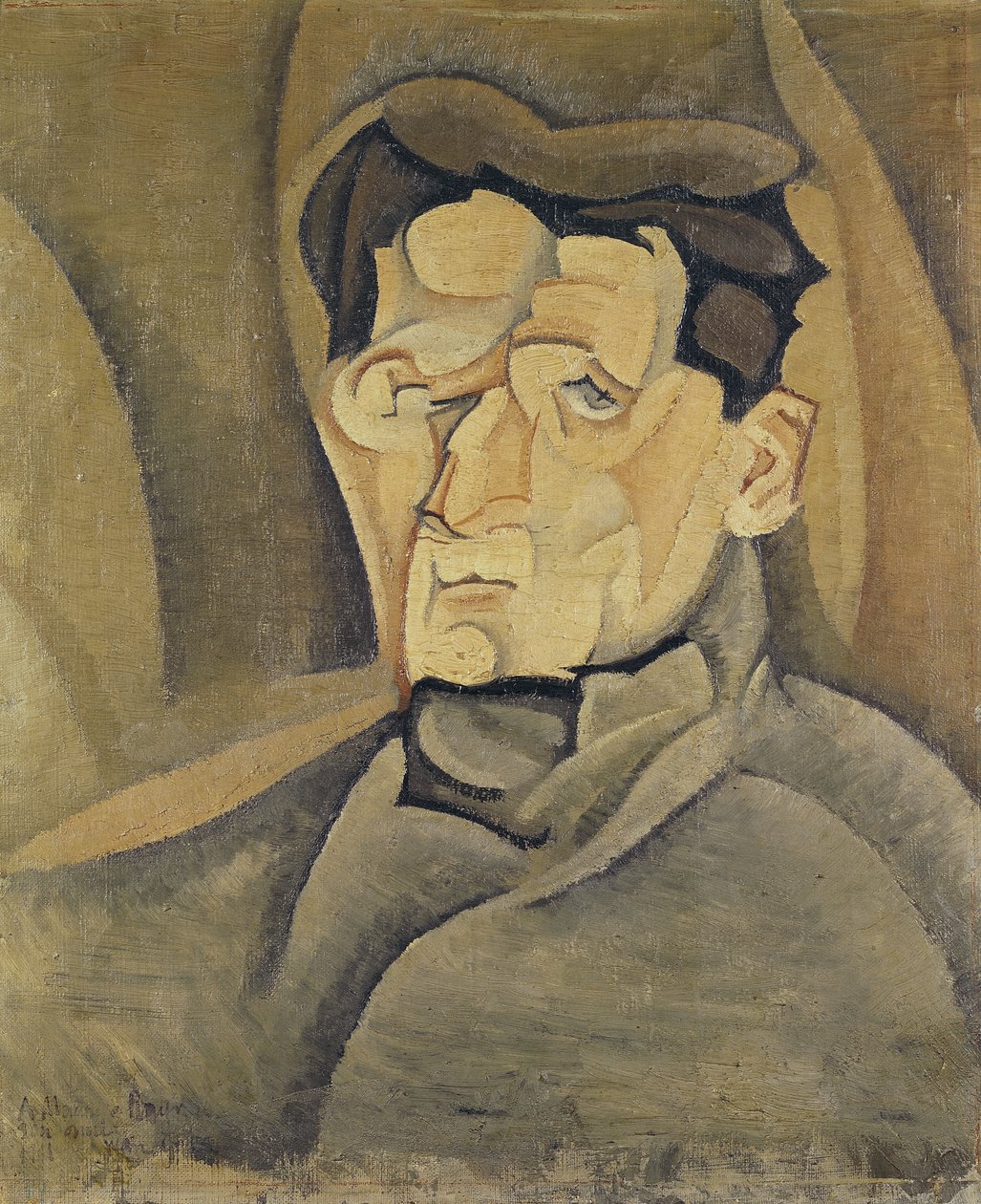 Portrét Maurice Raynal (1884-1954) 1911 od Juan Gris