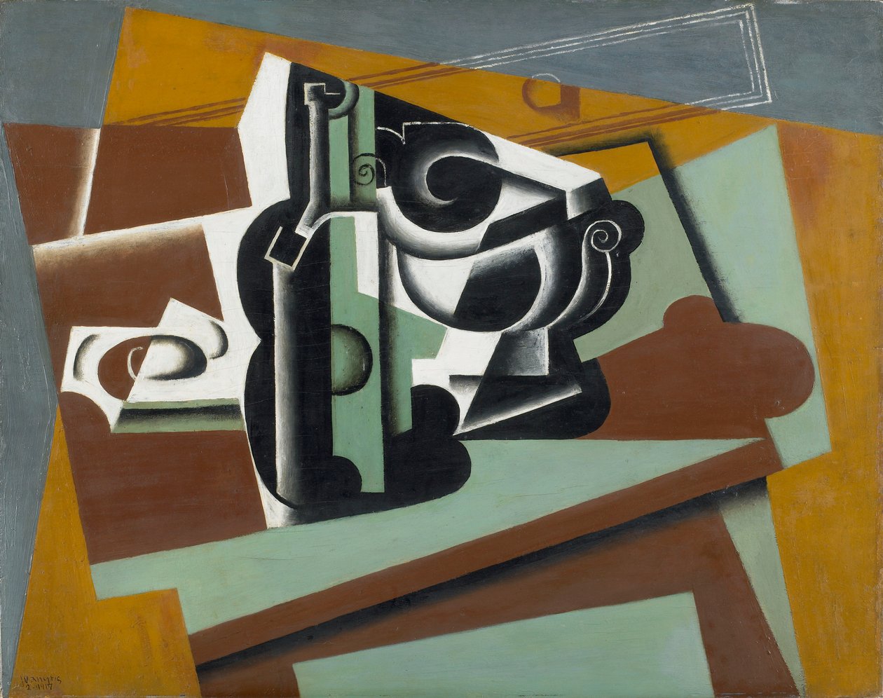 Zátiší, 1917 od Juan Gris