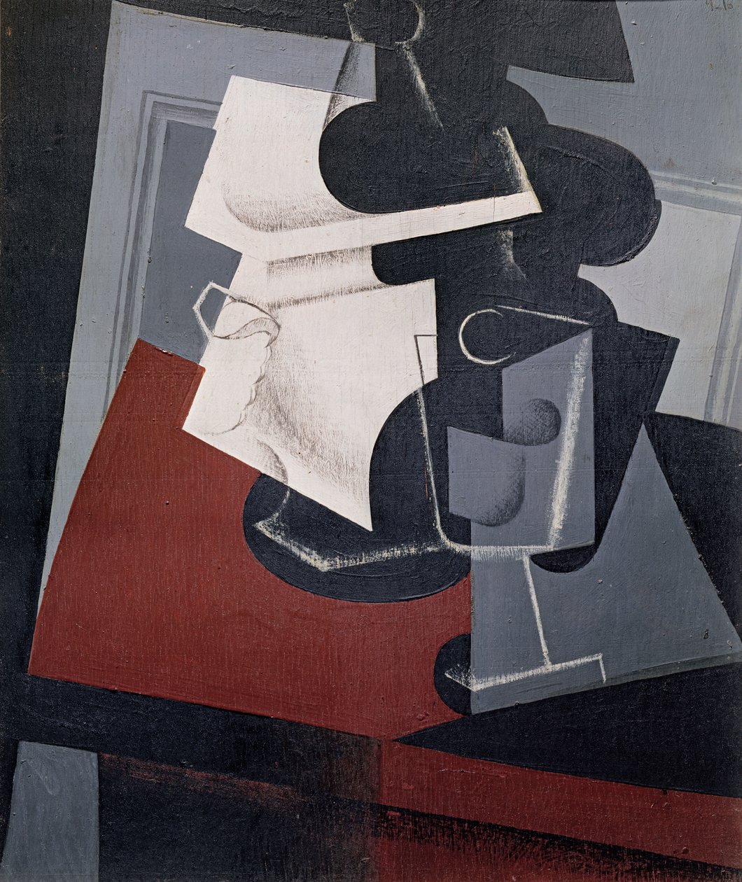 Zátiší na stole, 1916 od Juan Gris