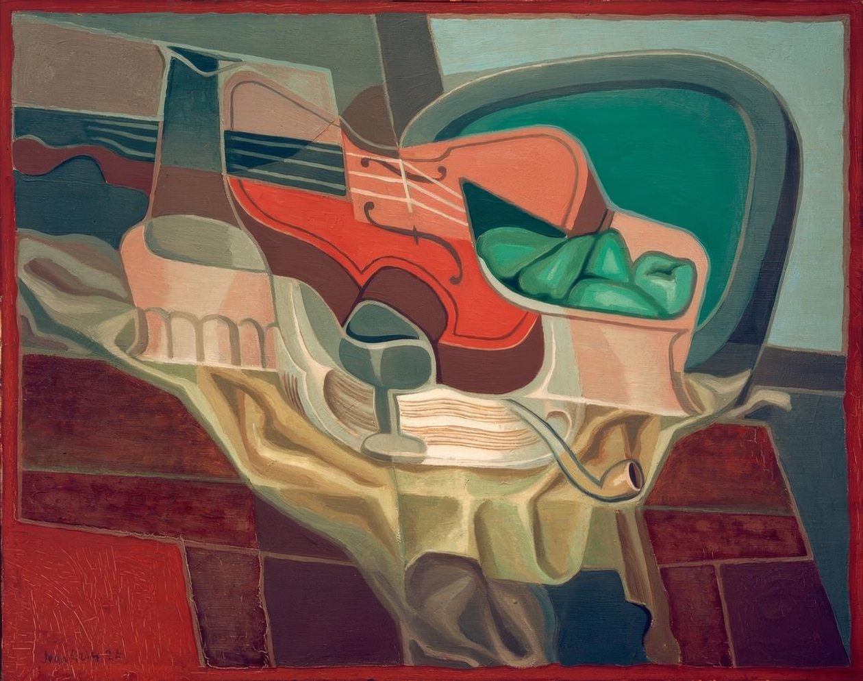 Zátiší (stůl s křeslem) od Juan Gris