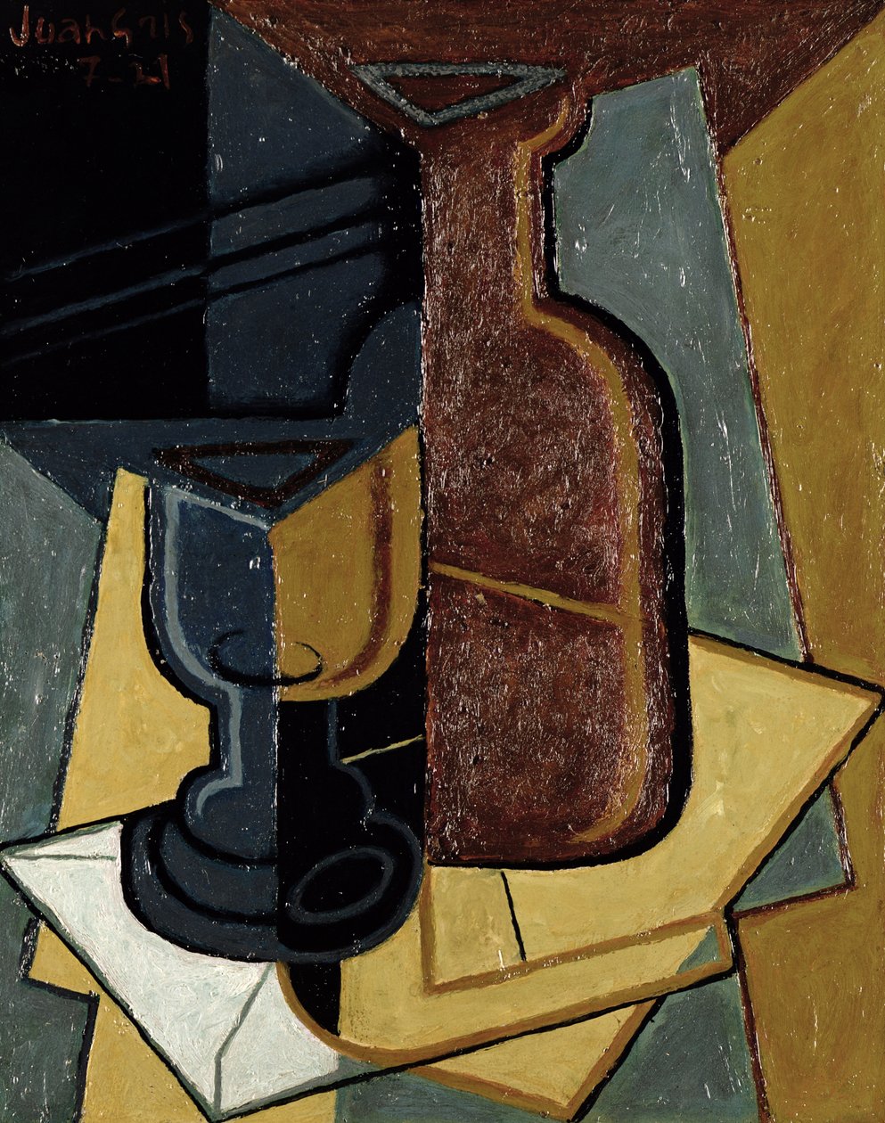 The Letter, 1921 (panel) od Juan Gris