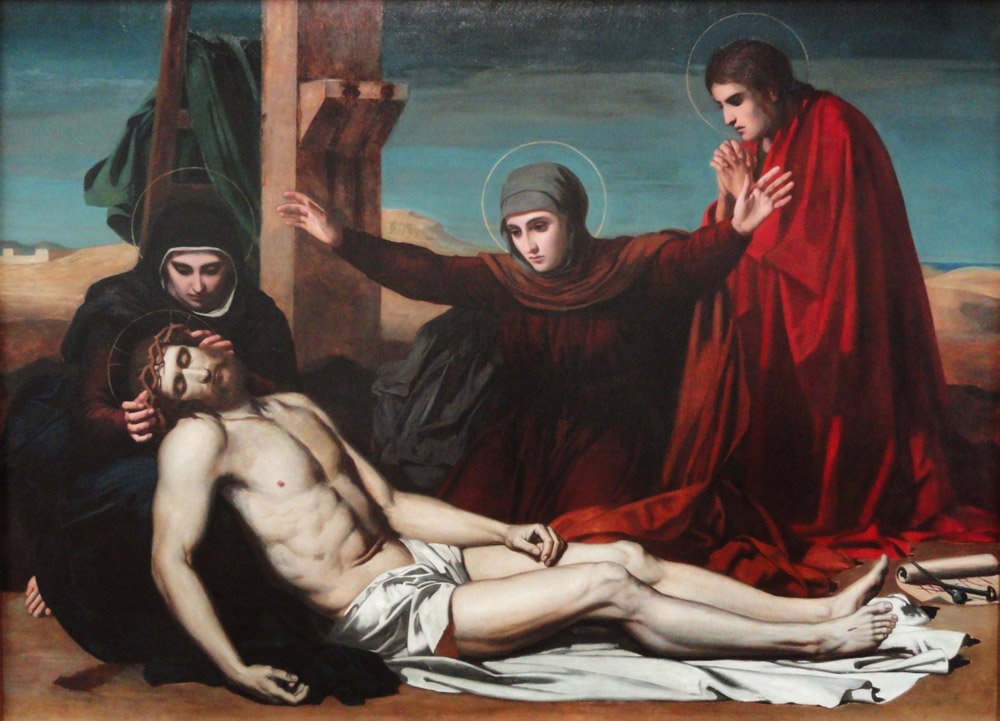 Usazení Ježíše Krista od Juan Leon Palliere