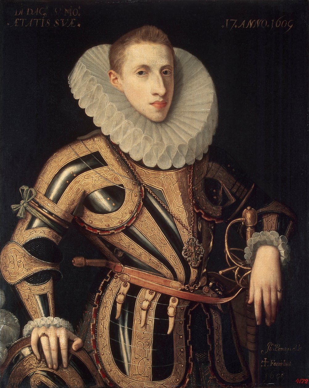 Portrét Diega de Villamayora od Juan Pantoja de la Cruz