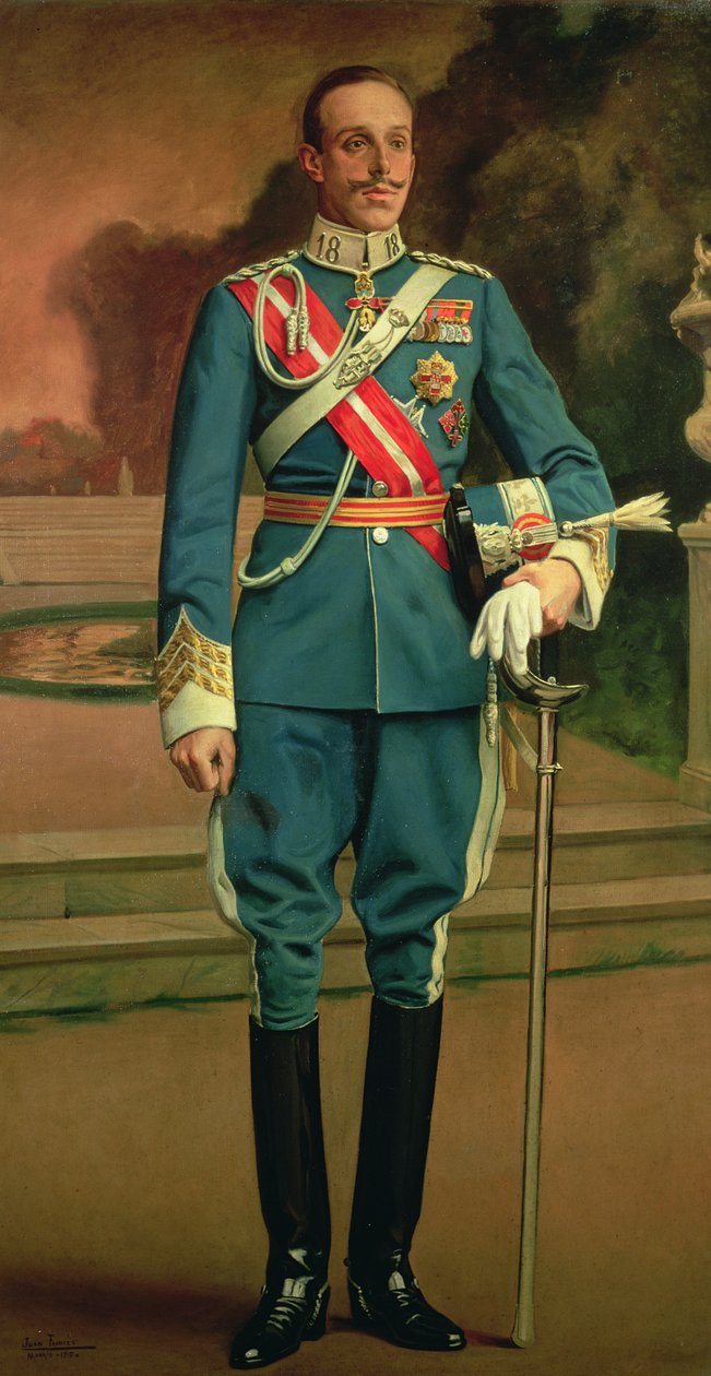 Král Alfonso XIII od Juan Frances y Mexia