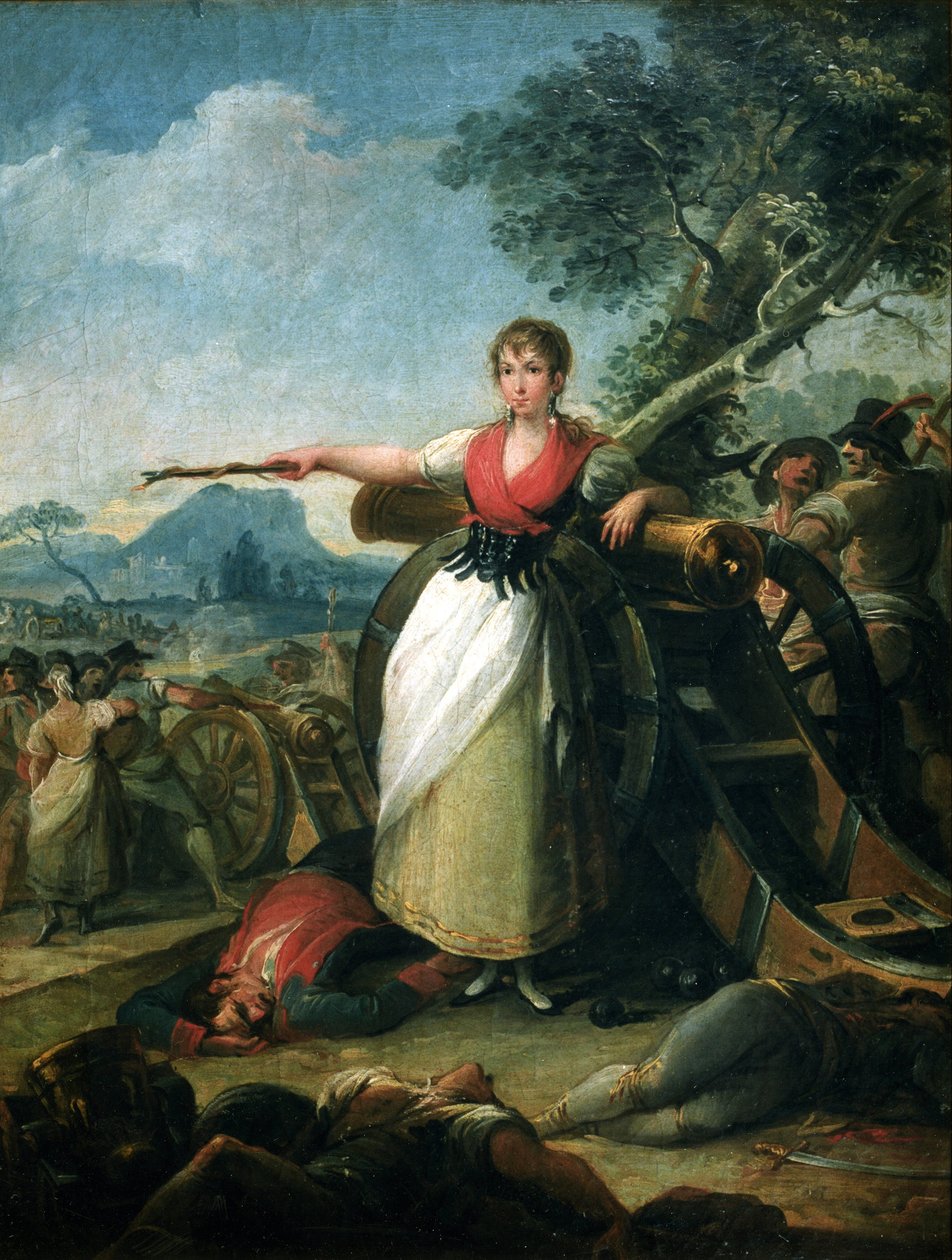 Agustina Aragonská od Juan Gálvez
