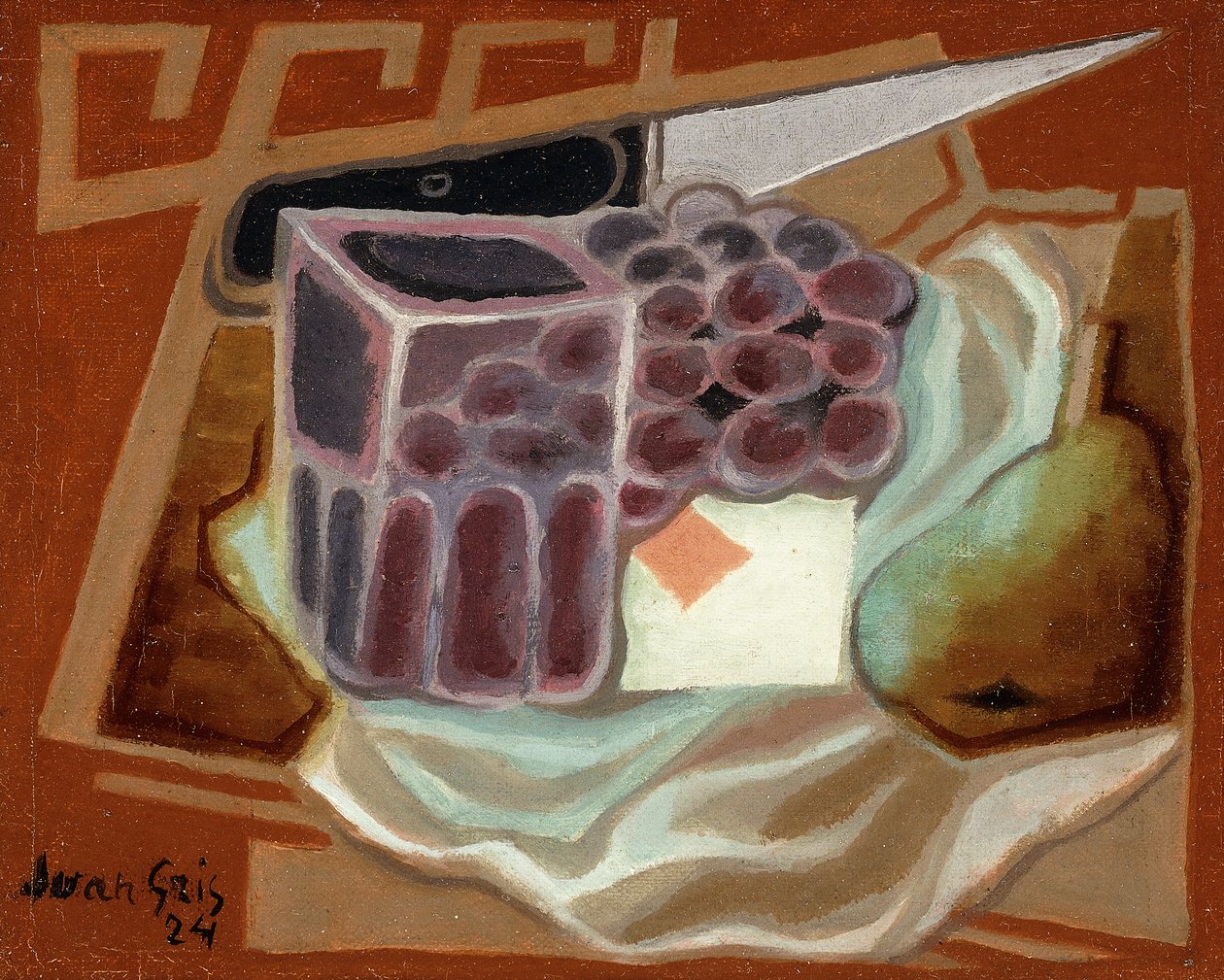 Ace of Diamonds; The Eso of Diamonds, 1924 od Juan Gris