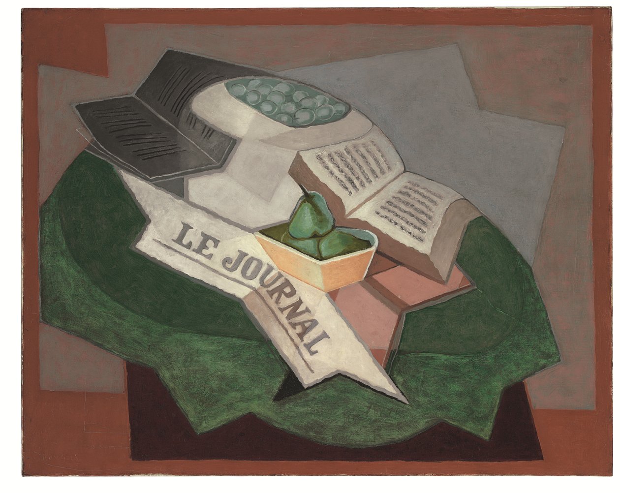 Zelený koberec od Juan Gris
