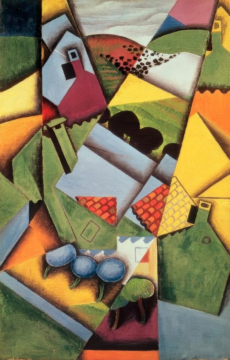 Domy v Céret od Juan Gris