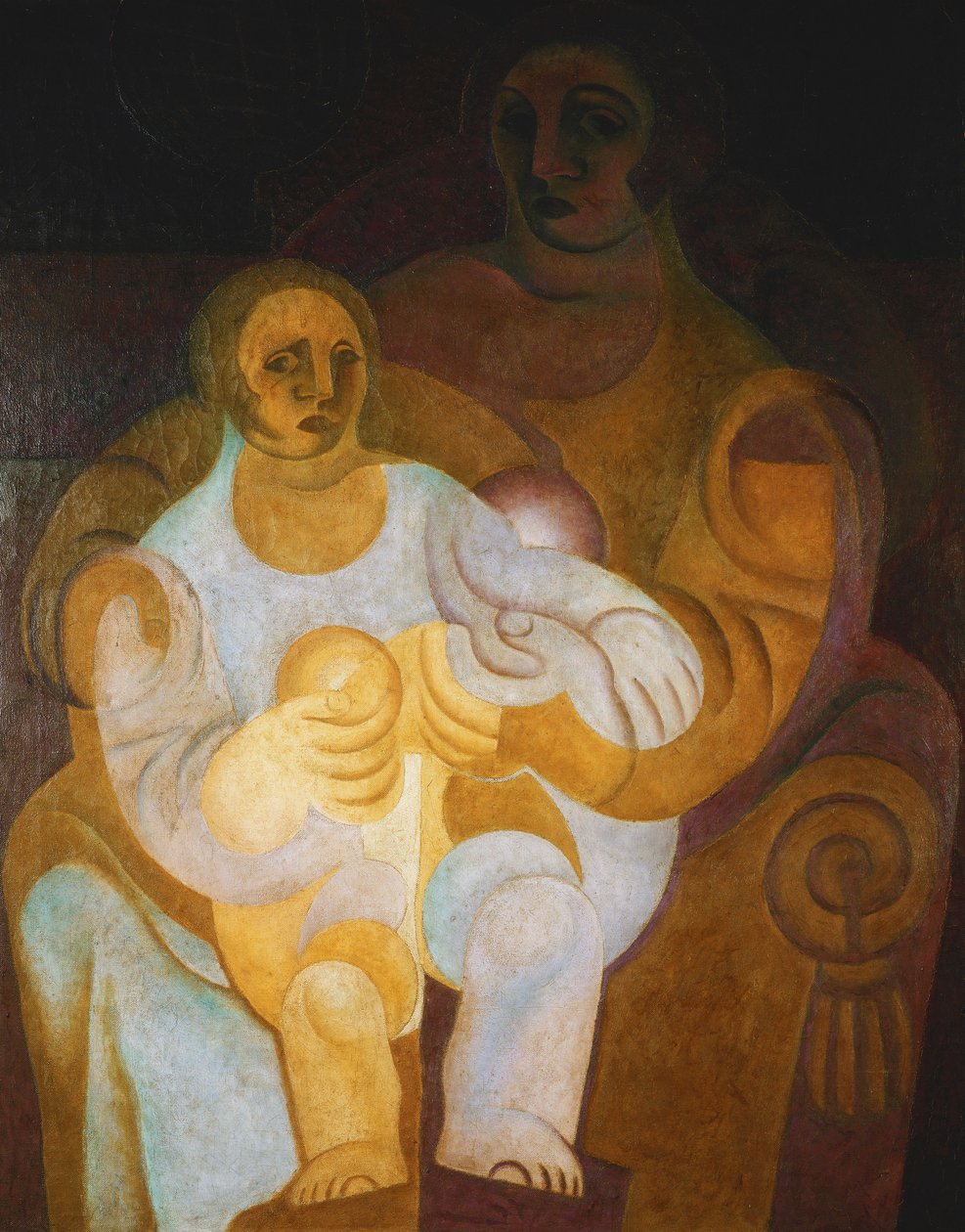 Matka a dítě; Matka a dítě, 1922 od Juan Gris